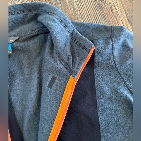 Eddie Bauer First Ascent Quarter Zip Fleece Pullover Jacket Mens XL Gray Hiking - Picture 8 of 11
